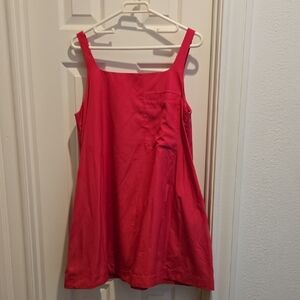 COS Pink Sleeveless Sundress Square Neck Mini.